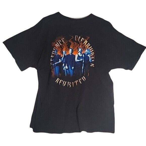 Creedence Clearwater Revisited Band Tee Black Graphic‎ T-Shirt - Picture 1 of 4